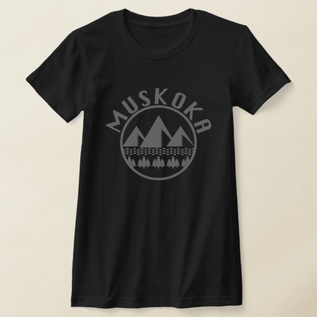 Camiseta Diseño Muskoka - Bella de las mujeres+Canvas Slim  (Distribución)