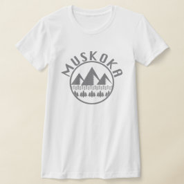 Camiseta Diseño Muskoka - Bella de las mujeres+Canvas Slim