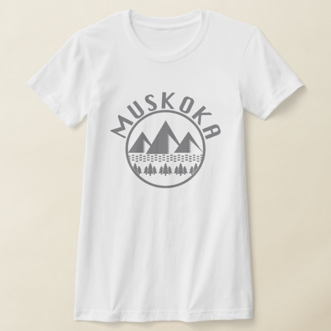 Camiseta Diseño Muskoka - Bella de las mujeres+Canvas Slim  (Distribución)