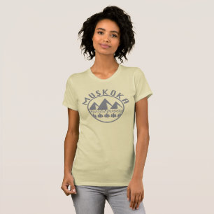 Camiseta Diseño Muskoka - Bella de las mujeres+Canvas Slim 