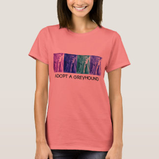 Camiseta Diseño Mx4 ADOPTAR A GREYHOUND Ringer Tee
