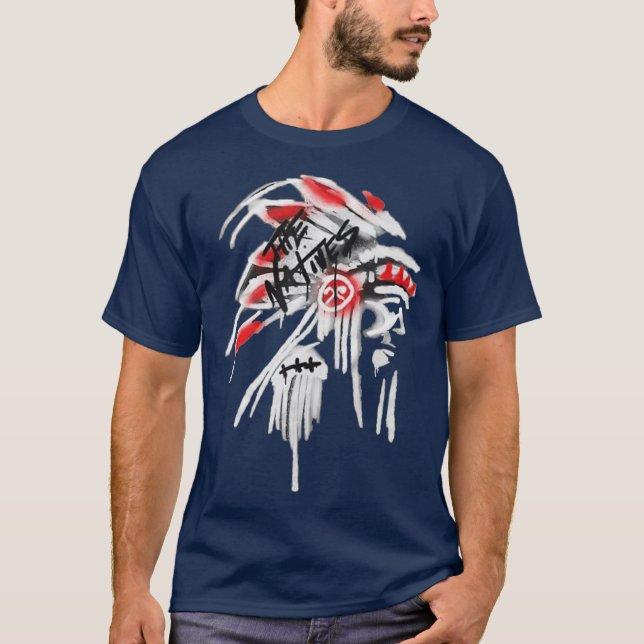 Camiseta Diseño nativo de Feather Headdress nativo american (Anverso)