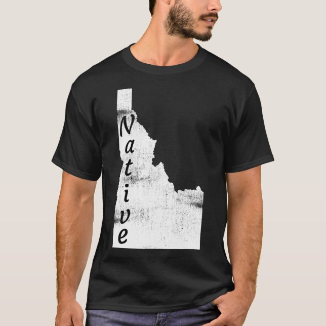 Camiseta Diseño nativo de Idaho con problemas (Anverso)