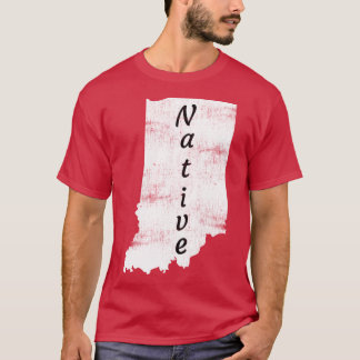 Camiseta Diseño nativo de Indiana con problemas sobredimens