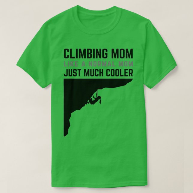 Camiseta Diseño negro de mamá en ascenso (Diseño del anverso)