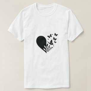 Camiseta Diseño negro único para amantes de los diamantes