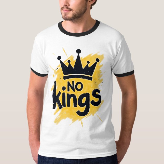 Camiseta Diseño No Reyes – Poder para el Pueblo (Anverso)