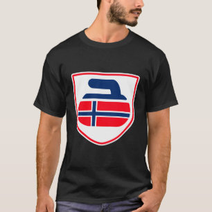 Camiseta Diseño noruego del Escudo de curado de Noruega