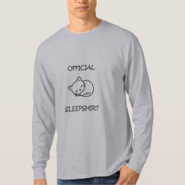 Camiseta Diseño Oficial de Gata de Camisón de Dormir - Rega