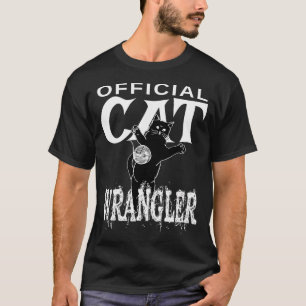 Camiseta Diseño Oficial De Gato Wrangler - Diseño Divertido