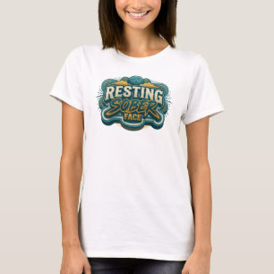 Camiseta Diseño Original Cara de Soberbia Moderna en Descan