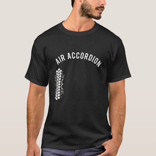 Camiseta Diseño original de acordeón aéreo (Anverso)