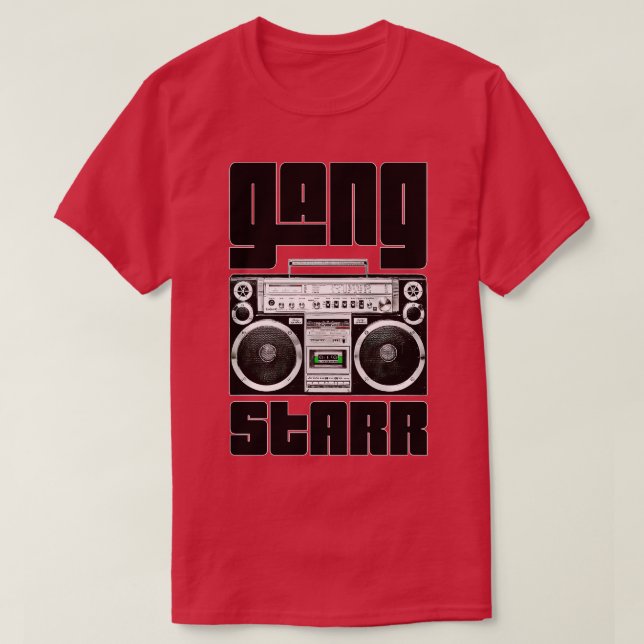 Camiseta Diseño original de arte para fans de Gang Starr (Diseño del anverso)
