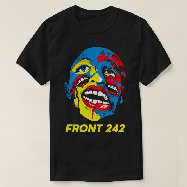 Camiseta Diseño original de Front 242 (Diseño del anverso)
