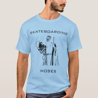 Camiseta Diseño original de Moses que anda en monopatín