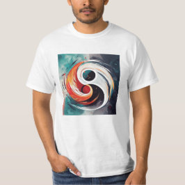 Camiseta Diseño original de Yin y Yang -