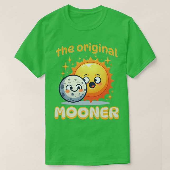 Camiseta Diseño original del eclipse de luna 1 (Diseño del anverso)