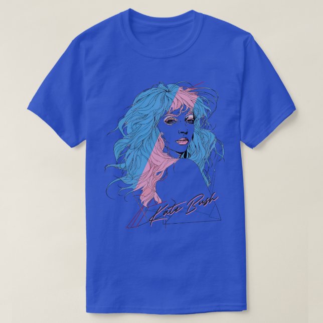 Camiseta Diseño original del estilo de Kate Bush de los año (Diseño del anverso)