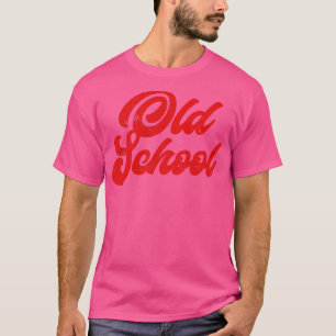 Camiseta Diseño original estilo retro de la escuela antigua