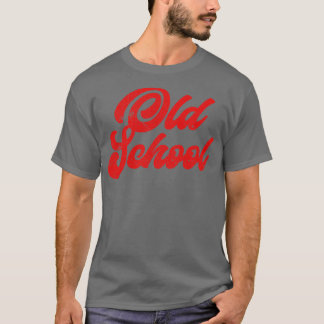 Camiseta Diseño original estilo retro de la escuela antigua