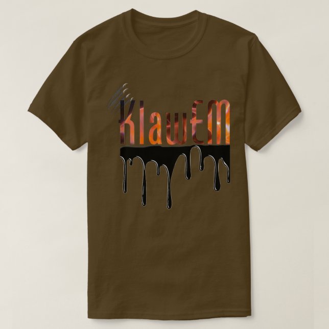 Camiseta Diseño original propio de KlawEM (Diseño del anverso)