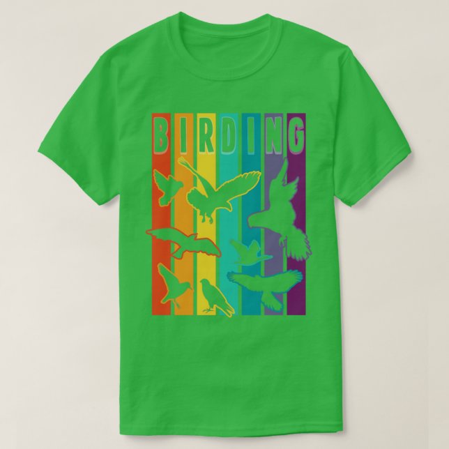 Camiseta Diseño ornitólogo de observación de aves para un n (Diseño del anverso)