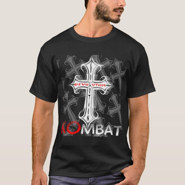 Camiseta Diseño oscuro de Kombat Kross (Anverso)