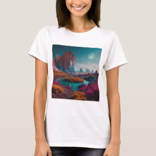 Camiseta Diseño paisajístico de ensueño - Arte fantástico s