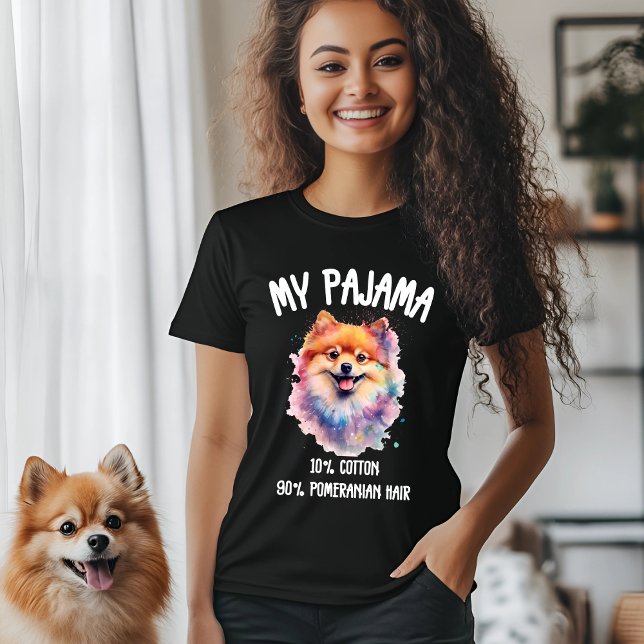 Camiseta Diseño Pajama Pomeraniano (Subido por el creador)