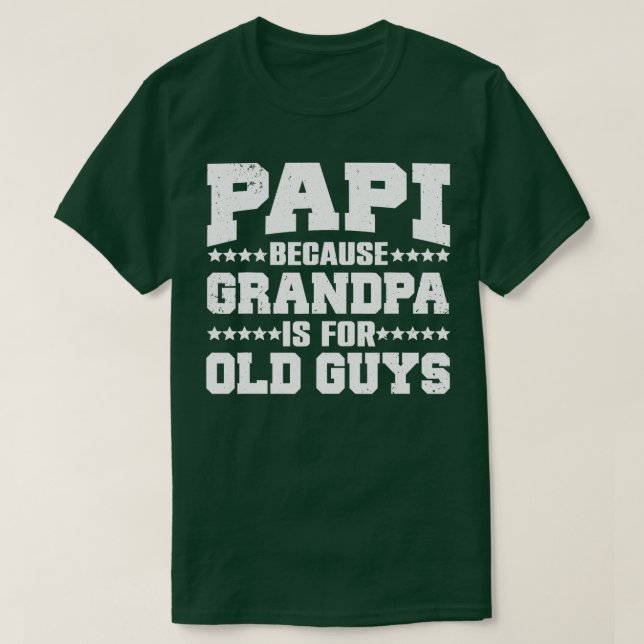 Camiseta Diseño Papi de Guay para los hombres papi padre de (Diseño del anverso)