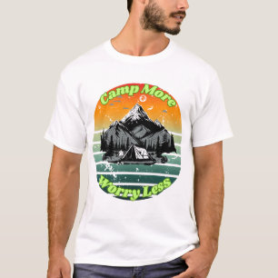 Camiseta Diseño para Amantes del Camping – Vida de Aventura