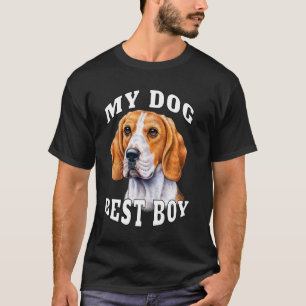 Camiseta Diseño para dueño de perro beagle Mi perro mejor c