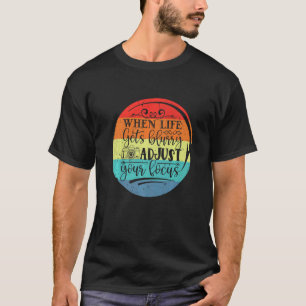 Camiseta Diseño para la fotografía de la cámara del Día Mun