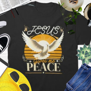 Camiseta Diseño para los descendientes de Jesús Peace Dove