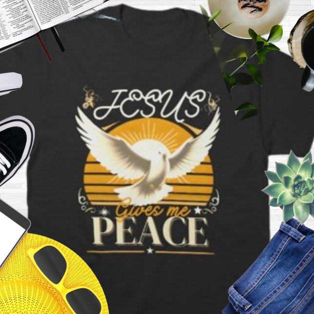 Camiseta Diseño para los descendientes de Jesús Peace Dove (Subido por el creador)