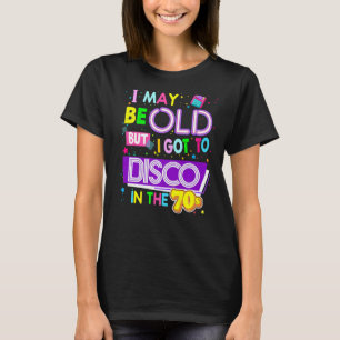 Camiseta Diseño para mujeres vestidas de rayas de los años