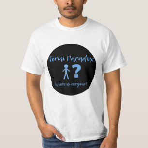 Camiseta Diseño paradójico de Fermi