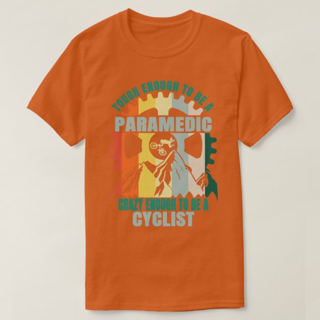 Camiseta Diseño Paramédico de Biker (Diseño del anverso)
