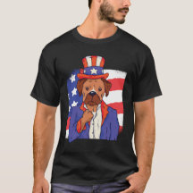 Diseño Patriota de Perro Increíble EEUU