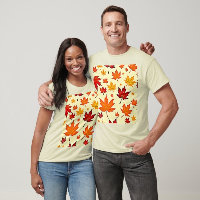 Camiseta Diseño perfecto de follaje otoñal (Unisexo)