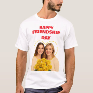 Camiseta Diseño personalizable del Día de la Amistad–Agrega