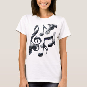 Camiseta Diseño personalizado Classic Silver MUSIC IN MOTIO