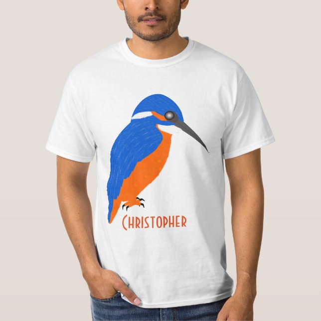 Camiseta Diseño personalizado de Kingfisher (Anverso)