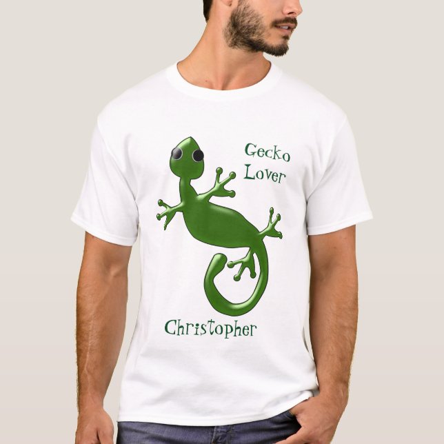 Camiseta Diseño personalizado del Gecko (Anverso)