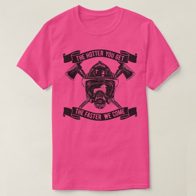 Camiseta Diseño personalizado del humor para bomberos (Diseño del anverso)