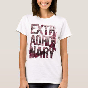 Camiseta Diseño personalizado EXTRAORDINARIO rosa de moda
