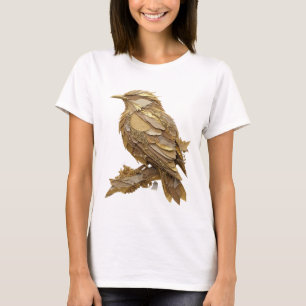 Camiseta Diseño personalizado Fresh Silver GOLDEN BIRD