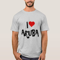 Diseño personalizado "I Love Aruba"