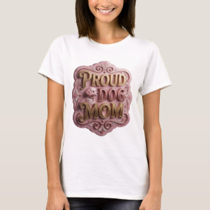 Camiseta Diseño personalizado Witty Gold ORGULLOSA MAMÁ PER