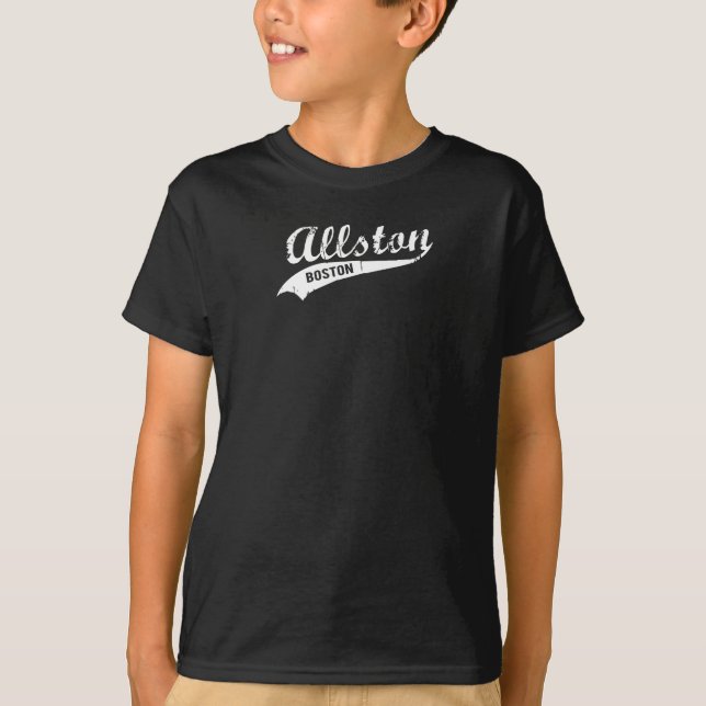 Camiseta Diseño perturbado de Allston Boston Massachusetts (Anverso)